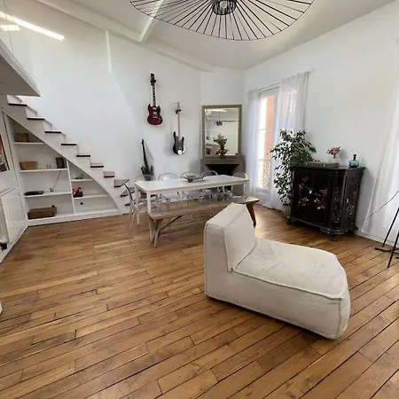 公寓 Montmartre Duplex With Rooftop & Panoramic Views